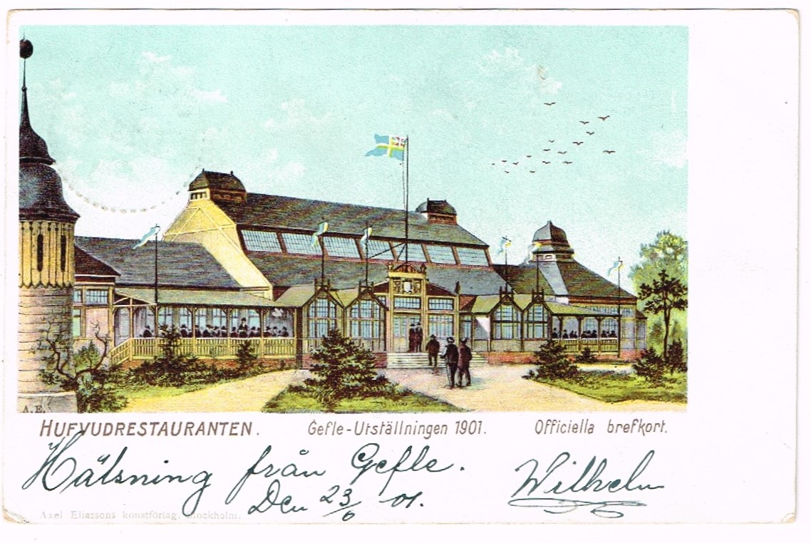 Gefle-utställningen 1901.  Hufvudrestauranten