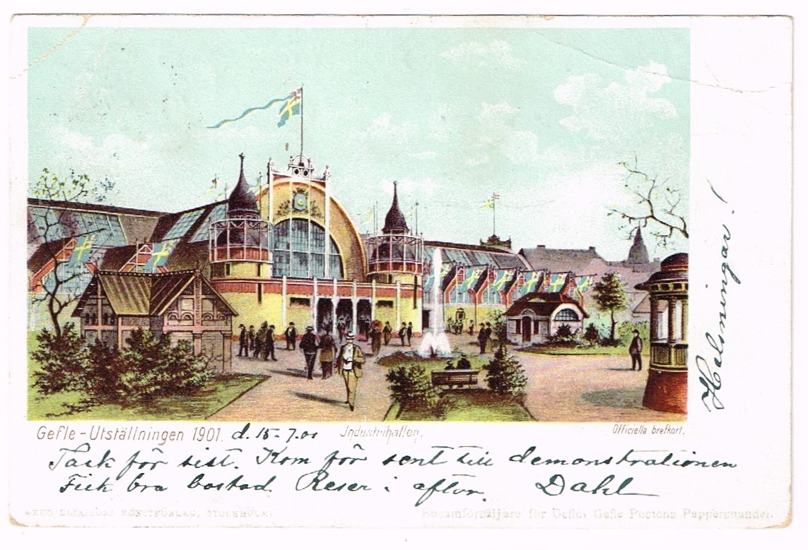 Gefle-Utställningen 1901  Industrihallen