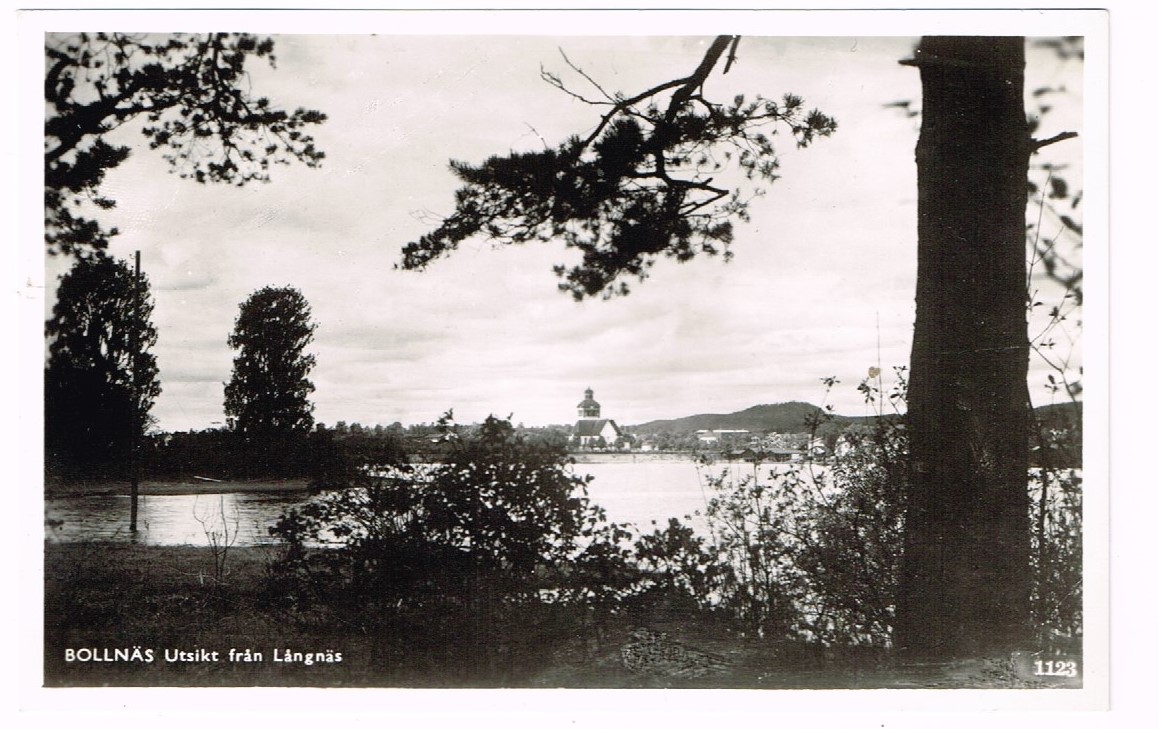 Bollnäs. Utsikt från Långnäs